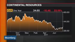 Continental's Stark on Earnings, Crude Output Forecasts News Clip