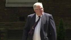Patrick McLoughlin Arriving at Downing Street News Clip