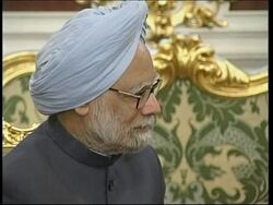 Putin meets Indian PM Singh News Clip
