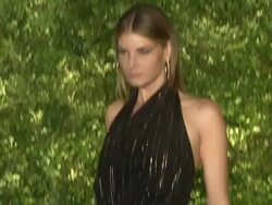Angela Lindvall at the Green Auction Stock Footage