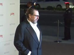 Julian Schnabel at the LACMA Hosts Inaugural Art + Film Gala Honoring Clint Eastwood And John Baldessari Presented By GUCCI at Los Angeles CA.  Stock Footage