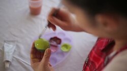 Easter decoration Stock Footage