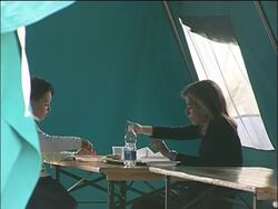 One month after quake, residents still living in tents Instructional Video