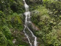 MS TU Shot of waterfall / Puri, Orissa, India Stock Footage