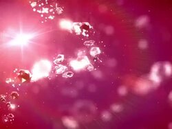 Flying diamonds Stock Footage