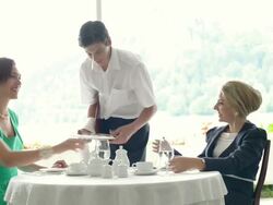 Fancy breakfast Stock Footage