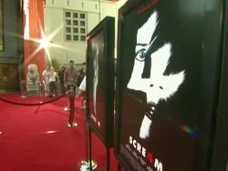 ATMOSPHERE: AXE Shower Presents The World Premiere Of 'Scream 4' at Hollywood CA. (Footage by WireImage Video/GettyImages) Stock Footage