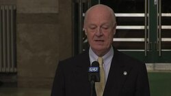 CLEAN : Official start of Geneva talks begins: Staffan de Mistura News Clip