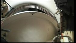 Soyuz space capsule undocks with ISS and returns to earth News Clip