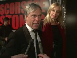 Premiere of "Shine A Light" Stock Footage