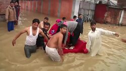 Landslides and flash floods triggered by heavy monsoon rains have killed nearly 300 people in large swaths of northern India and Pakistan, officials said Sunday. (Sept. 7) News Clip
