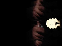 Compact fluorescent lamp (CFL) Vertical Part Two Stock Footage