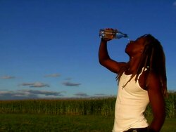 Water Rasta Boy.. Stock Footage