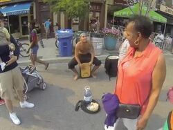 Salsa on St. Clair Ave West Largest Hispanic Festival in Canada Stock Footage