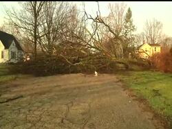 Initial estimates indicate the tornado that hit Dexter, Mich., Thursday evening was packing winds of around 135 mph and was on the ground for about a half hour and plowed a path about 10 miles long. News Clip
