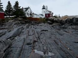 Pemaquid Point Lighthouse Stock Footage