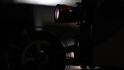 Movie Film projector Stock Footage