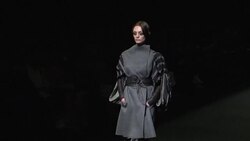 CLEAN : Japanese designer Hiroko Koshino shows at Tokyo fashion week News Clip