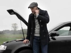 Car breakdown Stock Footage