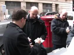 SIGHTING - RICKY GERVAIS Stock Footage