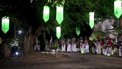 CLEAN : Sri Lankan Buddhist celebrate Sinhala and Tamil New Year News Clip