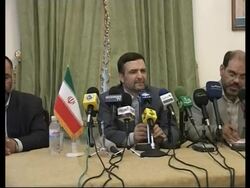 Iranian amb. gives presser following US-Iran talks News Clip