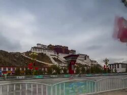The Potala Palace,Tibet,China Stock Footage
