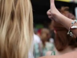 Open air concert Stock Footage