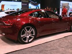 2012 Fisker Karma EcoSport montage Stock Footage