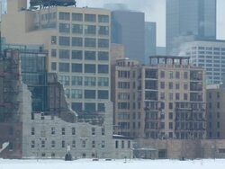 WS Industrial buildings and lofts / Minneapolis, Minnesota, United States Stock Footage