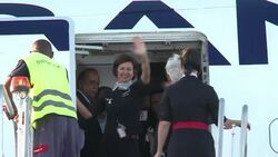 CLEAN: Olympic flag lands, making Rio host of 2016 Games News Clip