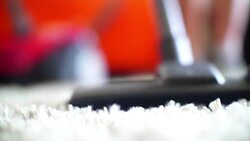 Vacuum cleaning. Stock Footage