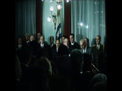 UPITN 14 6 76 INTERIM PRESIDENT OF URAGUAY IS SIGNED IN News Clip