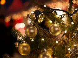 christmas market Stock Footage