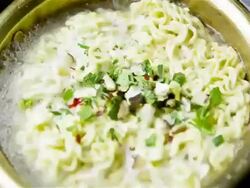 Cooking Ramyun Stock Footage