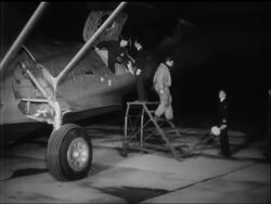 SWEDISH AIRCRAFT SHOT UP News Clip