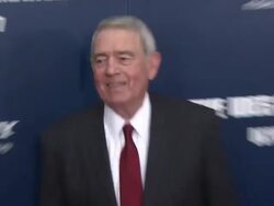 Dan Rather at the 'The Ides Of March' New York Premiere - Red Carpet at New York NY Stock Footage