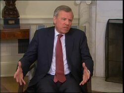 Bush meets NATO Secretary General of NATO on Afghan, Serbia News Clip