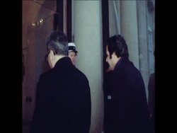 SYND 7/11/80 IRAQI DEPUTY PRIME MINISTER TAREK AZIZ VISITS THE ELYSEE PALACE IN PARIS News Clip