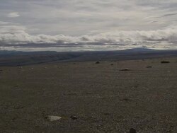 Barren volcanic landscape near Bardarbunga volcano News Clip
