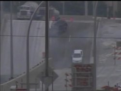 A firefighter who was one of the first on the scene of the bridge collapse discusses what he saw and thought when he first got to the site. News Clip