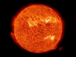 A solar flare has erupted from the sun in an impressive display captured by NASA cameras. NASA says the flare peaked on Tuesday and created a large cloud that appeared to cover almost half the surface of the sun. Instructional Video