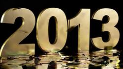 NEW YEARS CELEBRATION-2013 Stock Footage