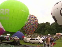 Muller Wiseman Dairies hot air balloon News Clip