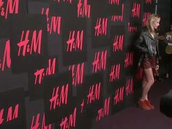 Cory Kennedy at H&M Hosts Private Concert With Lana Del Rey Stock Footage