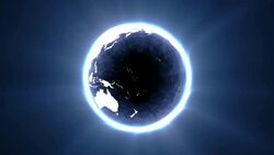 Black world Circle Stock Footage