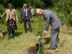 Prince Charles Visits Glendelvine Squirrel Sanctuary News Clip