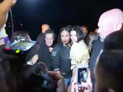 Ciara at Ralph Lauren's Polo "4D" Spring 2015 Fashion Event Stock Footage