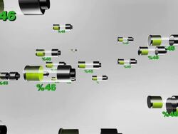 Energy-white background Stock Footage