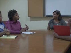 Group of Work Friends chatting at work Stock Footage